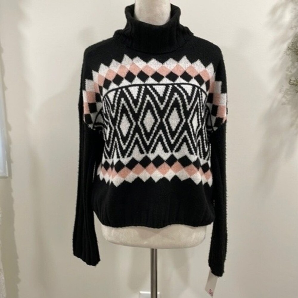 Turtleneck Crop Sweater